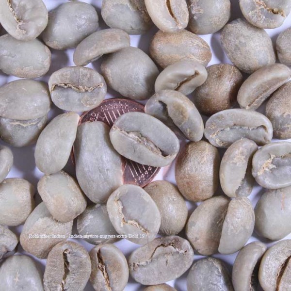INDIEN - India Plantation Mysore nuggets 19+, extra Bold
